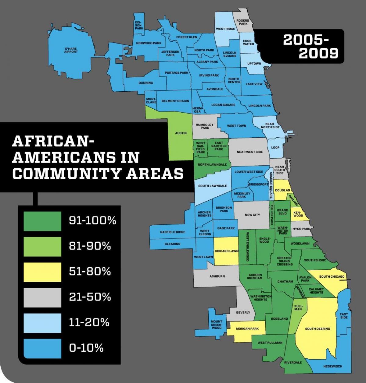 Chicago bairro crime mapa