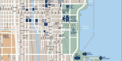 Tráfego mapa de Chicago